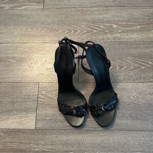 Gucci Black Strappy Heels